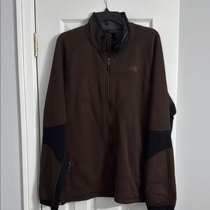The North Face Brown and Black Performance Jacket